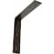 Ekena Millwork Hamilton Steel Bracket, Antiqued Pale Gold 2"W x 10"D x 10"H BKTM02X10X10HAAPG - alternate 1